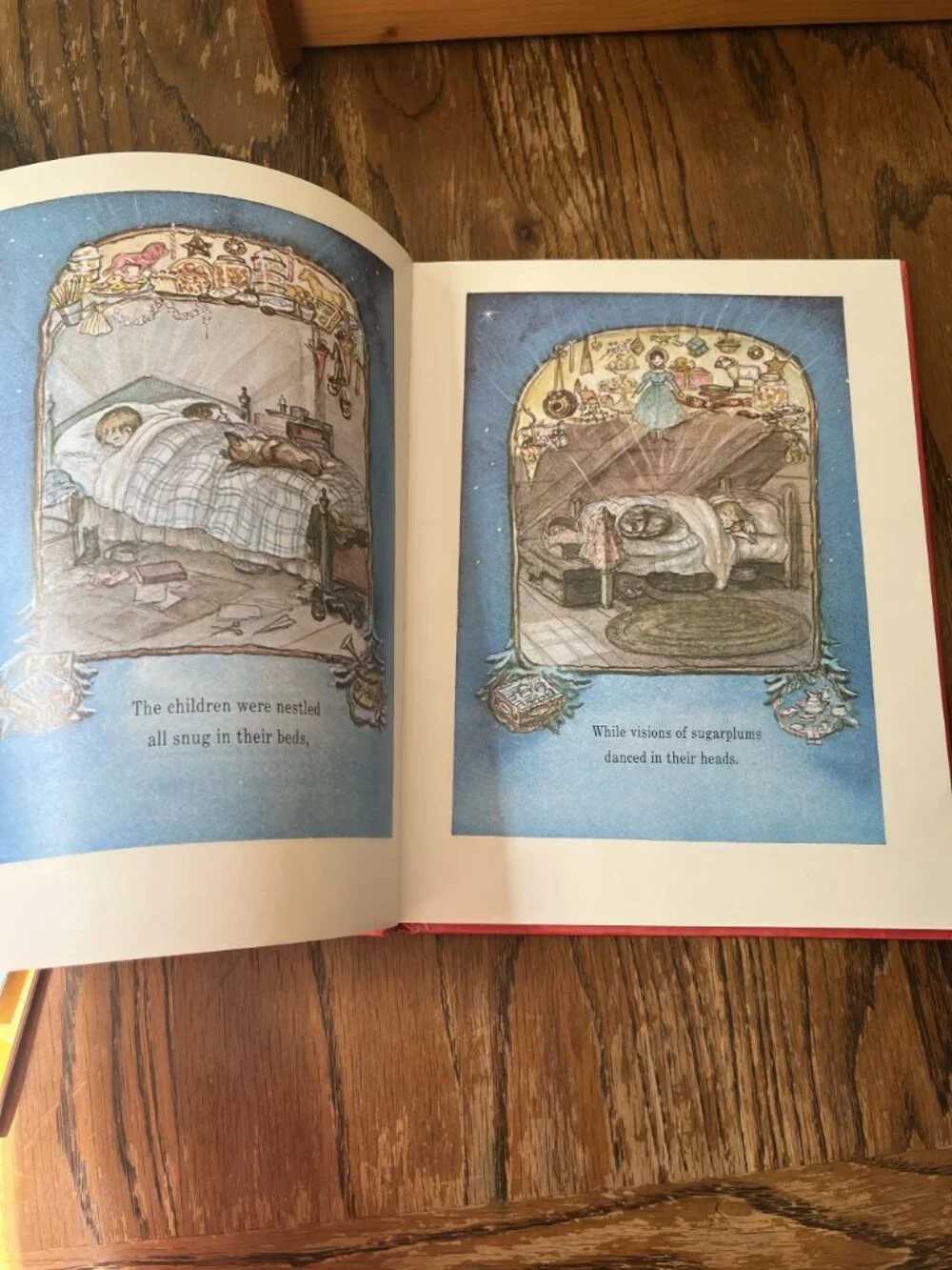 THE NIGHT BEFORE CHRISTMAS By Clement C. Moore & Tasha Tudor 9th print 1984